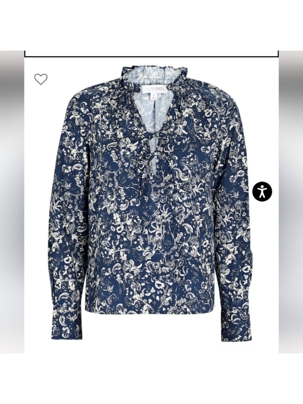 Intermix Madeline Floral Paisley Blouse